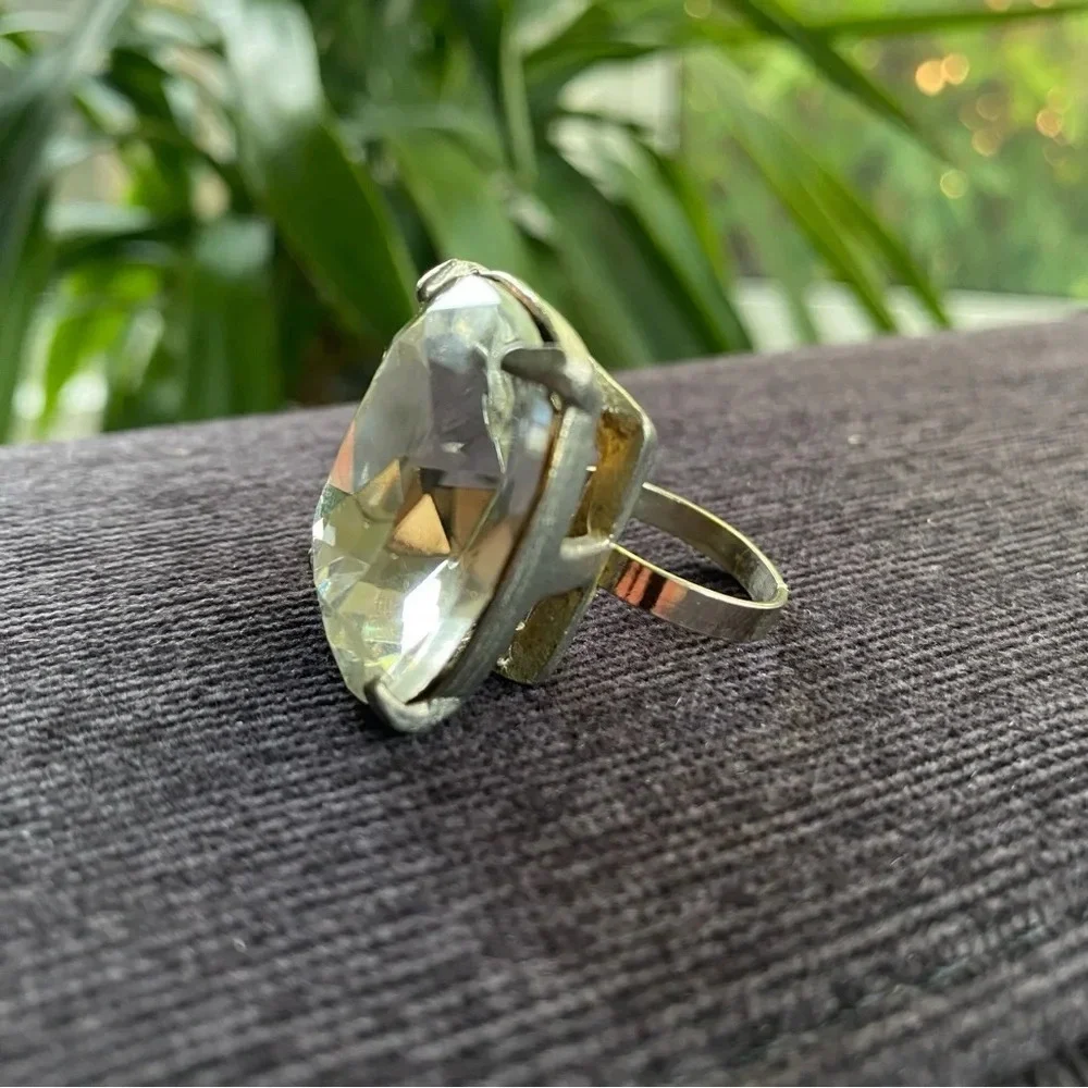 Rare! Art Deco Cocktail Ring
